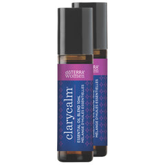 doTERRA Clary Calm bottle with dropper for calming mood support during PMS.