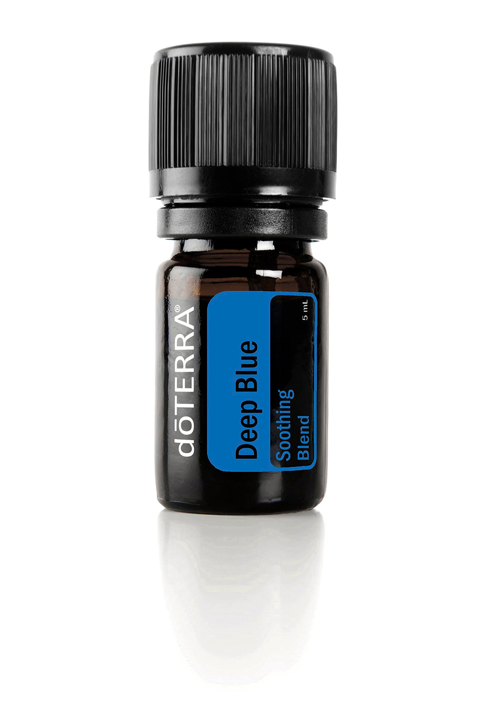 doTERRA Deep Blue bottle front view for soothing massage prep