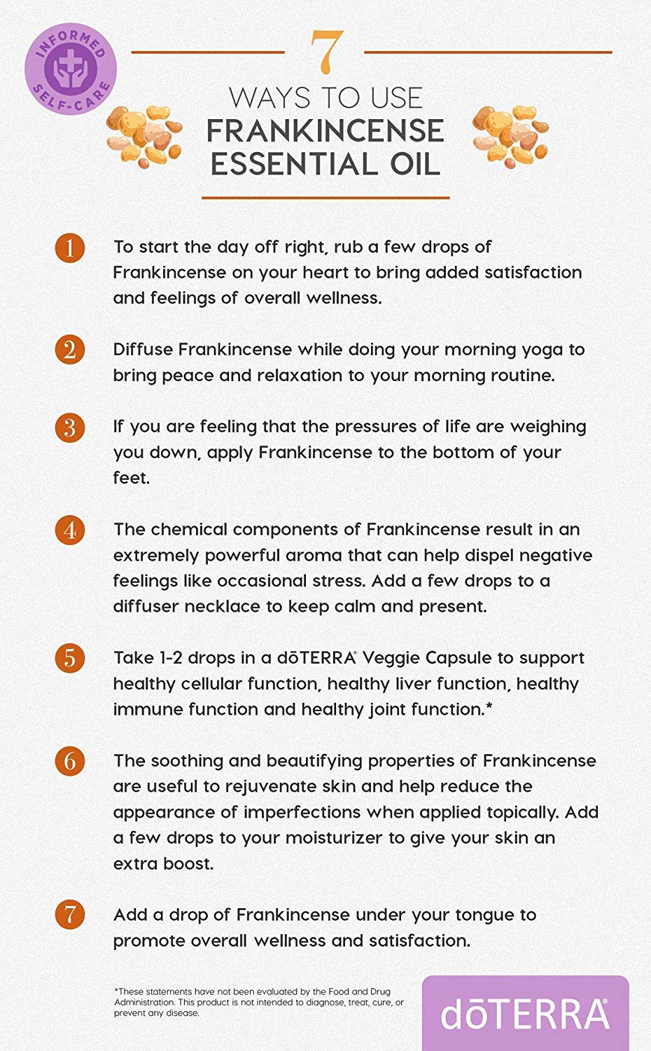 doTERRA frankincense 15 ml diffuser-ready bottle invites warm, herbal ambiance.