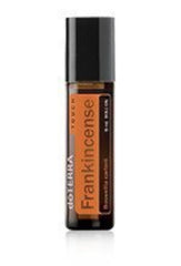 doTERRA Frankincense Touch bottle close-up for on-the-go aromatherapy