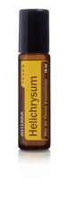 doTERRA Helichrysum Touch roll-on bottle for soothing skin and a radiant complexion.