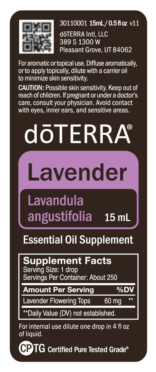 doTERRA Lavender packaging shows two bottles, ready for gifting or sharing