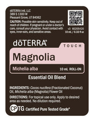 doTERRA Magnolia Touch packaging design suitable for gifting or personal use.
