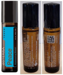 doTERRA Peace Touch packaging and 10 mL box for easy display