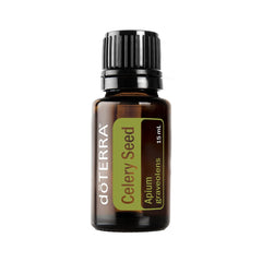 doTERRA Celery Seed Oil bottle with calming aroma for diffusion and skin care