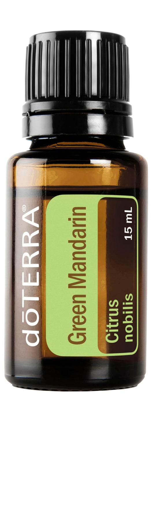 doTERRA Green Mandarin 15 mL bottle with bright aroma for mood uplift and diffusion