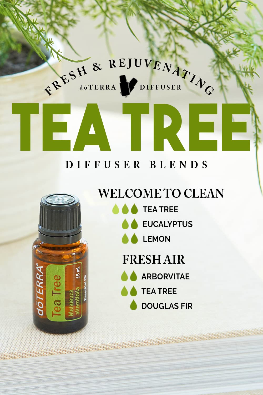 doTERRA Melaleuca oil applied to skin for a soothing cleansing routine.