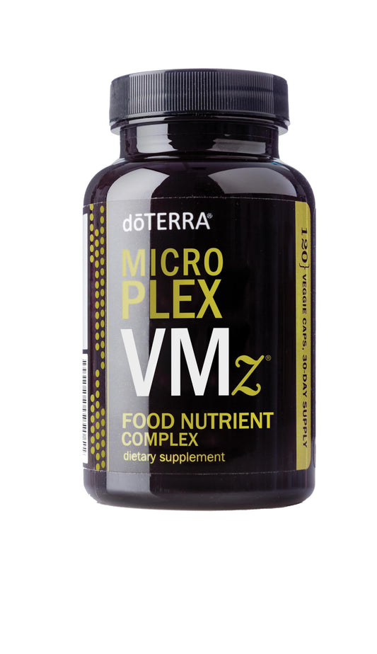 doTERRA MicroPlex VMz veggie capsules in a bottle for daily wellness support