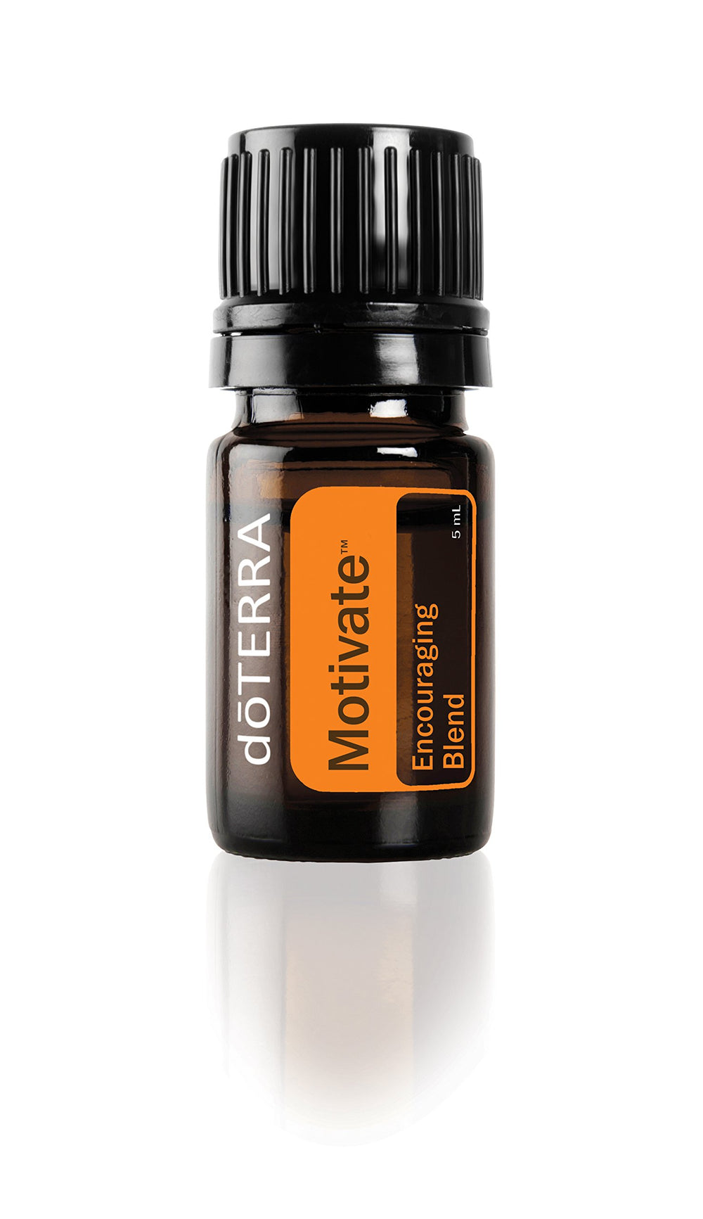 doTERRA Motivate bottle pour demonstrates uplifting aroma for confidence and focus