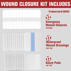 Dotodo waterproof dressings protect wounds during activities and weather.