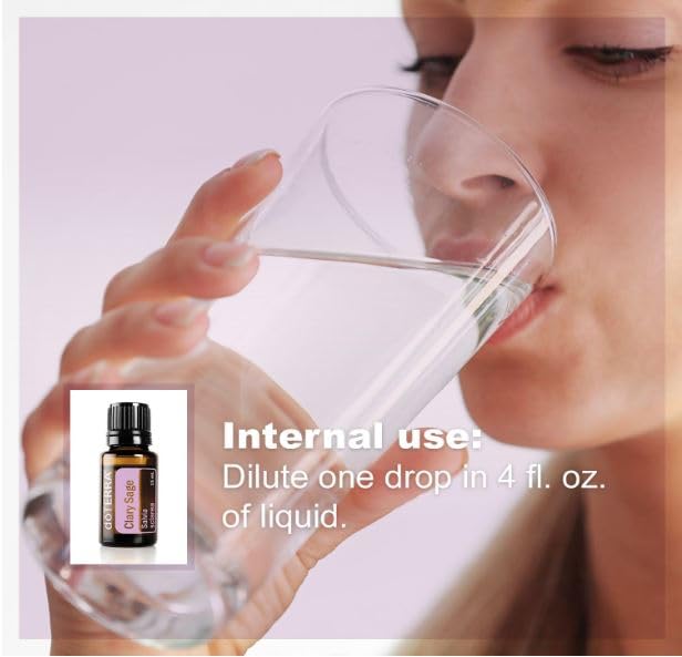 doTERRA Clary Sage pillow diffusion for nightly relaxation.