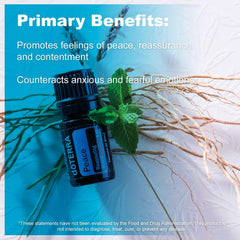 doTERRA Peace topical application offers soothing ritual for moments of stress.