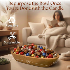 Dough Bowl Candle Co. gift-ready packaging suitable for home lovers