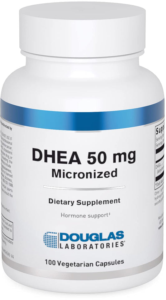 Douglas Laboratories DHEA 50 mg bottle front label for hormone balance and immune support