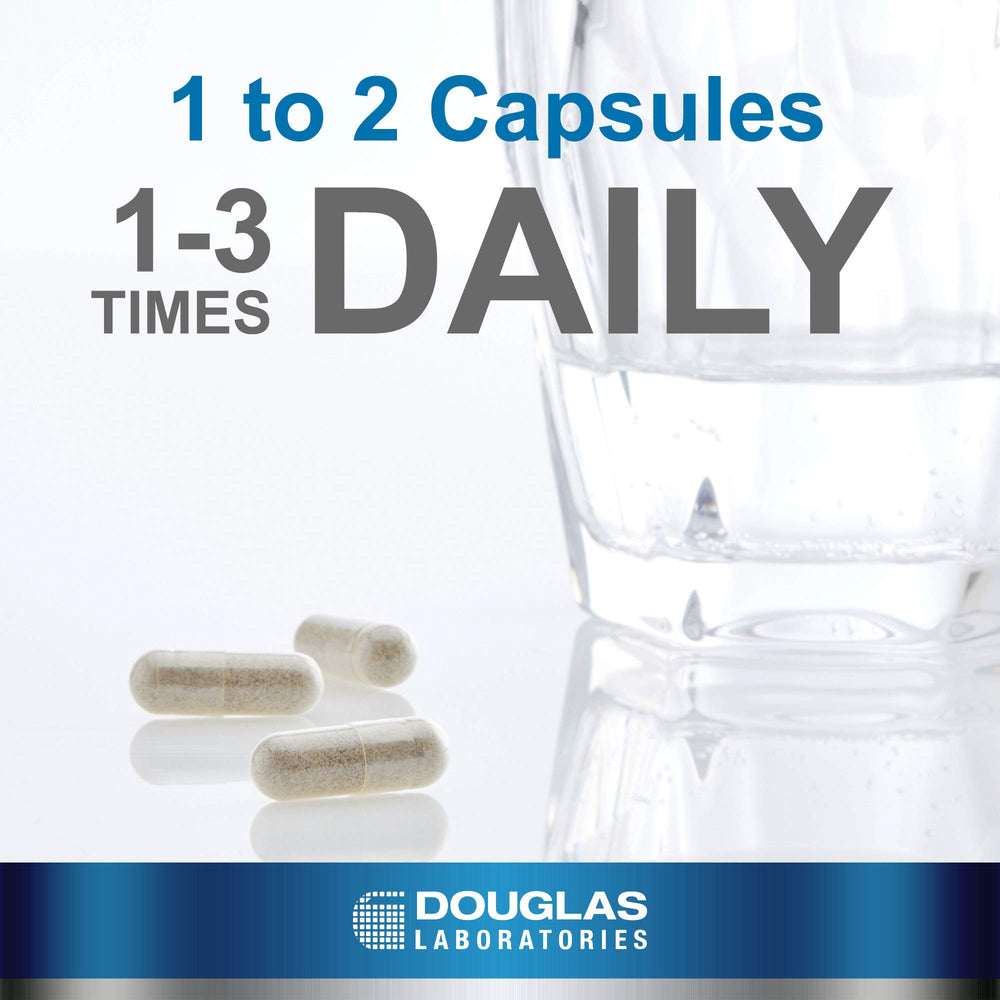 Douglas Laboratories Fiber-Plex label detail highlights allergen-free formula.