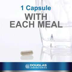 Label detail highlights gluten and dairy enzyme ingredients and GMO-free formulation.