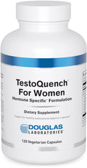 Douglas Laboratories TestoQuench for Women bottle on countertop for daily wellness