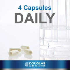 Douglas Laboratories Cysto Renew capsules pack shows 120-count bottle for daily use.