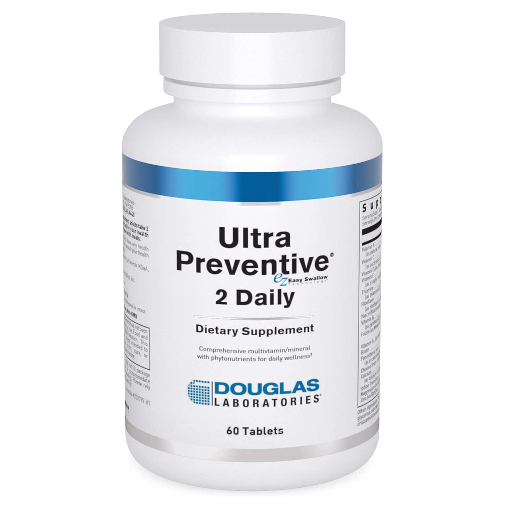 Douglas Laboratories Ultra Preventive 2 Daily bottle front view supports daily energy and wellness.