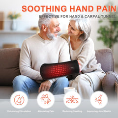 Dowceivm user applying device to hands during a relaxed home session
