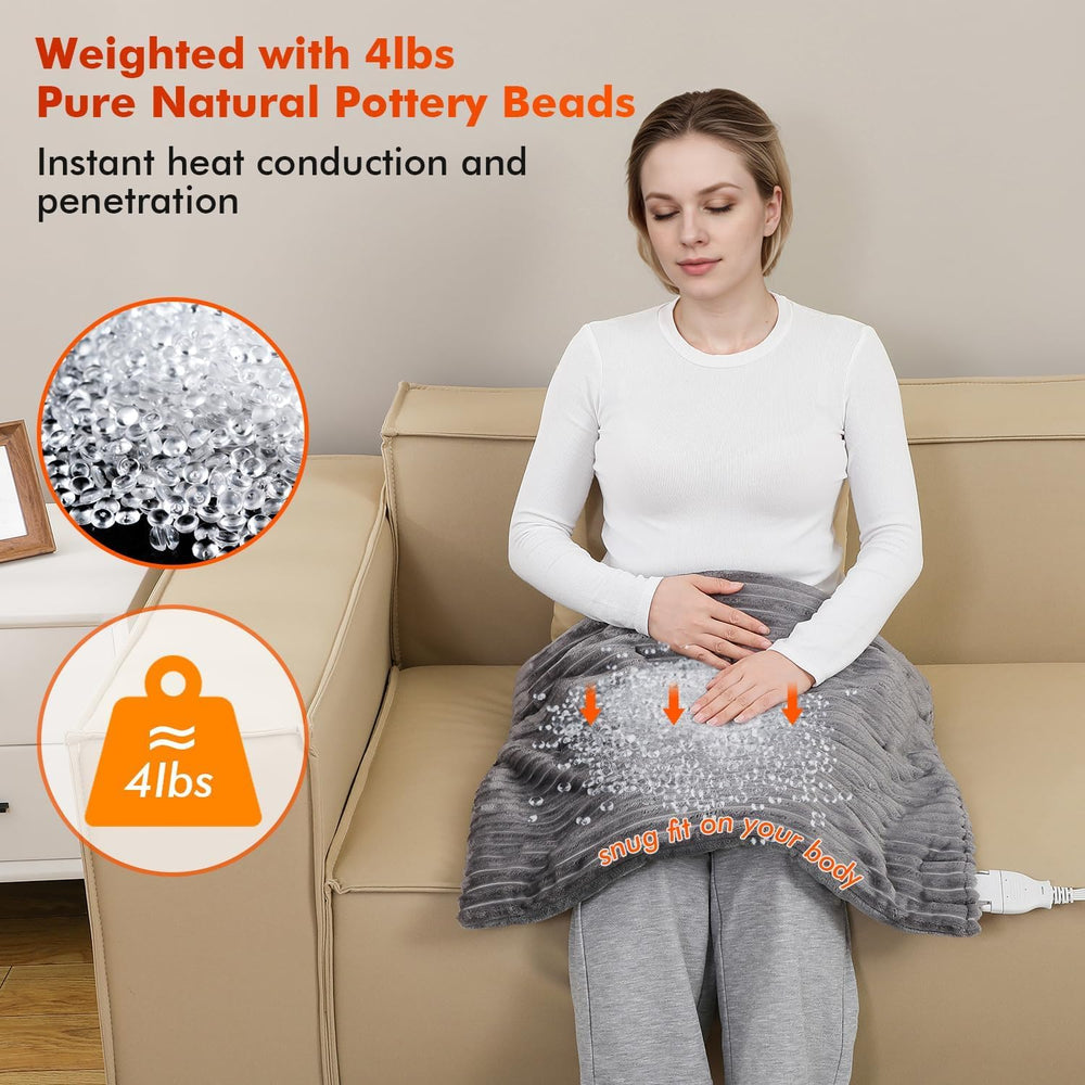 Dowin three heat levels and three vibration modes offer customizable comfort.