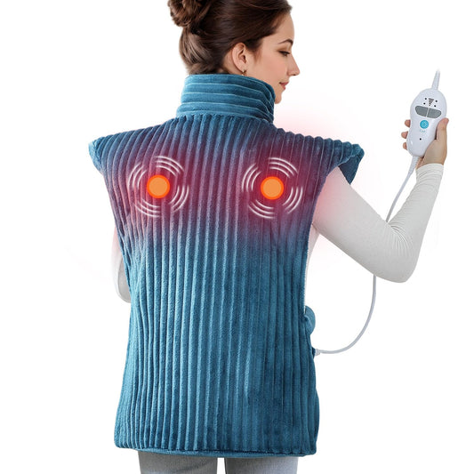 Dowin full-coverage heating pad for neck and back comfort.