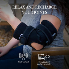 dpl Flex Joint Wrap elbow support with adjustable strap promotes hands-free comfort