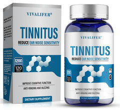 DQQI Tinnitus Relief capsules in a pack for daily ear health support.