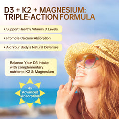 DR.AUSTIN D3-K2-Magnesium softgels blend supports nutrient balance and daily vitality.