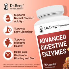 Dr. Berg Apple Cider Vinegar label shows proprietary blend for digestive support