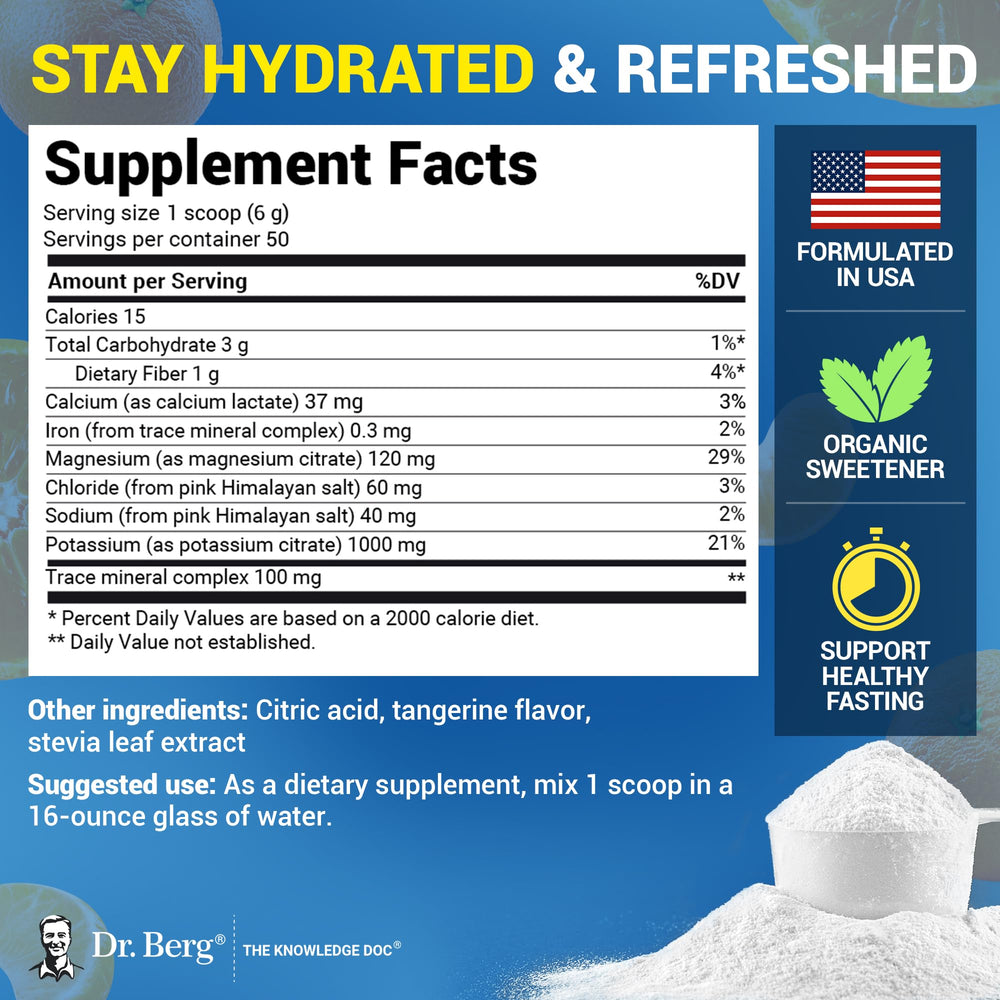 Pink Himalayan salt source in the formula for clean electrolytes.