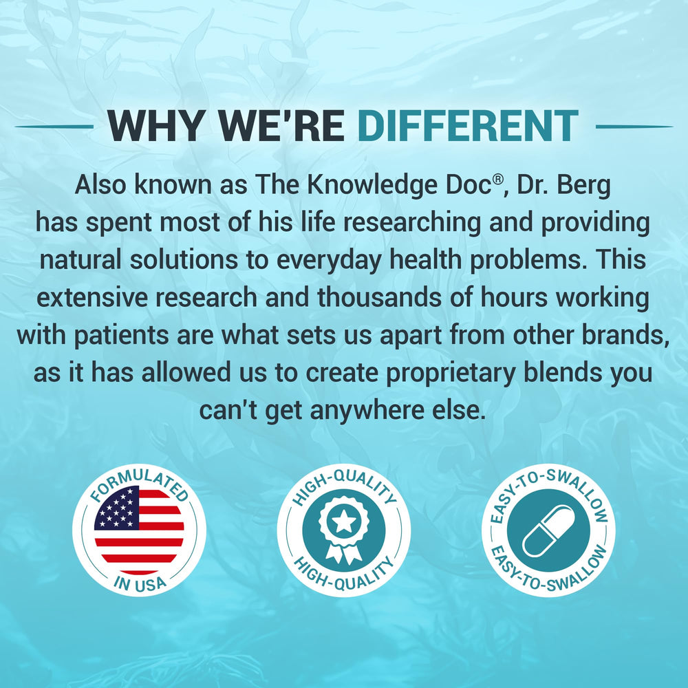 Dr. Berg Sea Kelp Iodine daily-use tips for routine supplementation