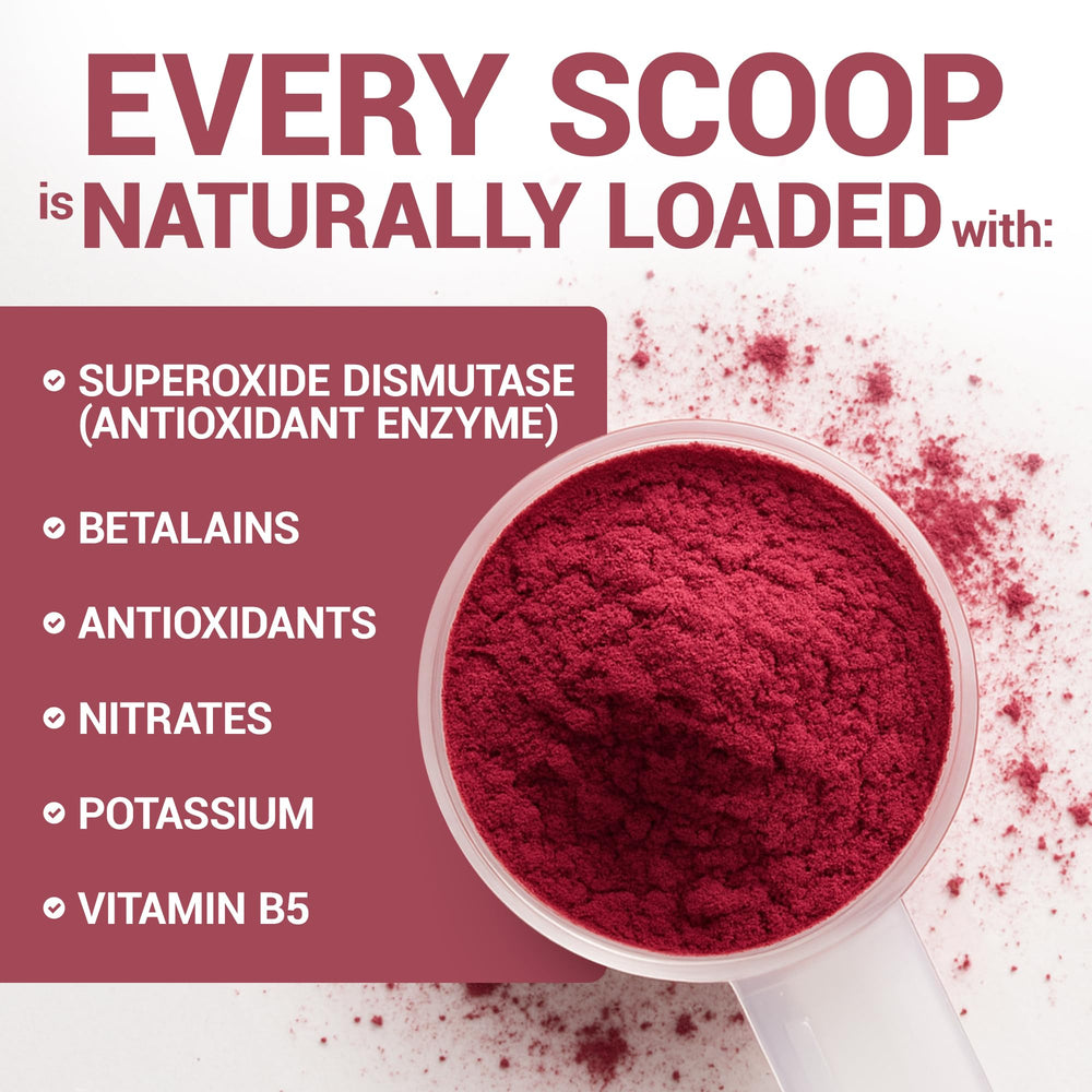 Dr. Berg USDA Organic seal on beet powder jar