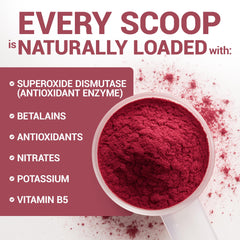 Dr. Berg USDA Organic seal on beet powder jar