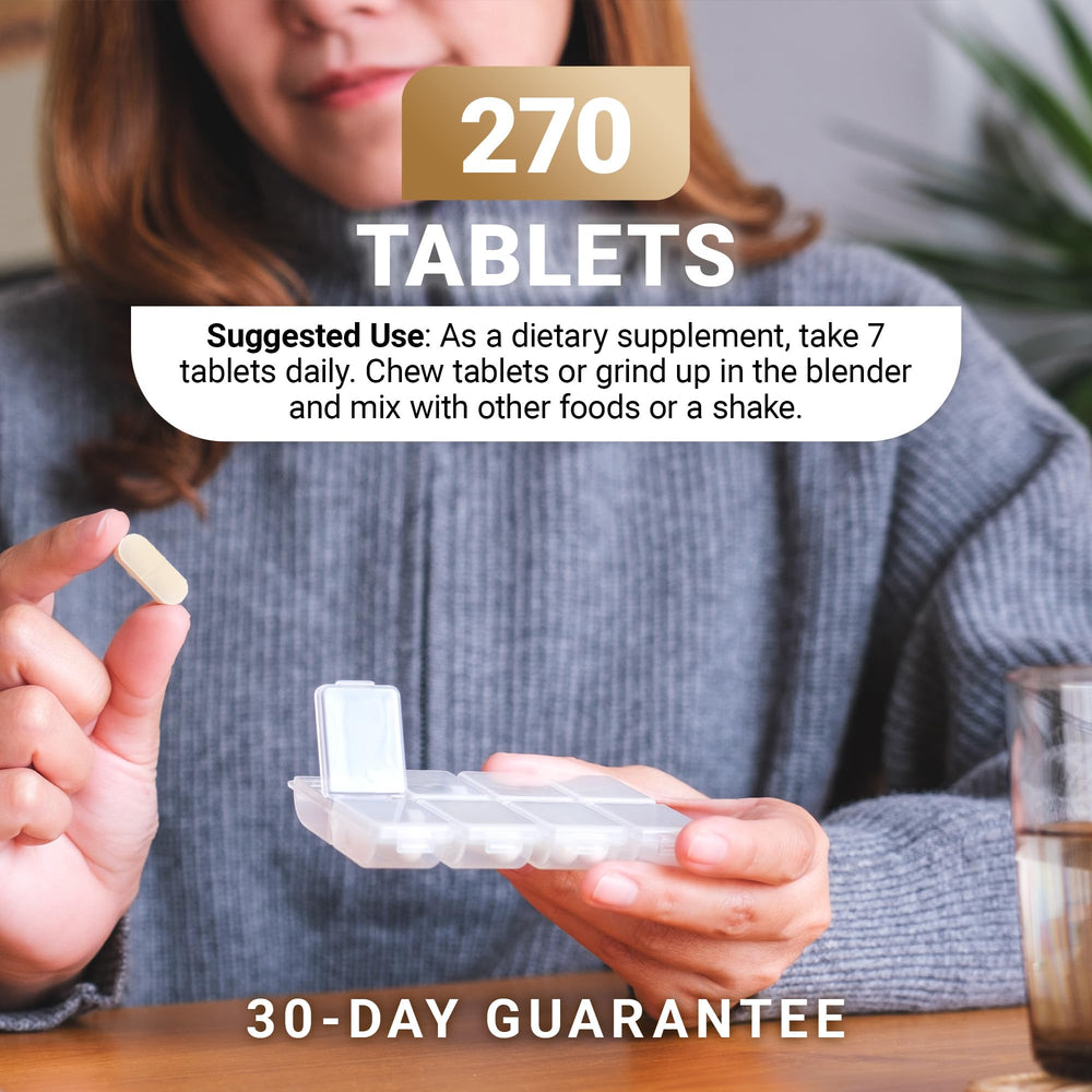Dr. Berg Yeast Tablets bottle stack emphasizes value for daily use