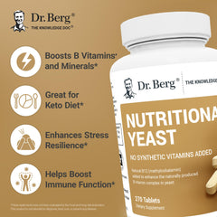 Dr. Berg Yeast Tablets vanilla chew option close-up for flavor