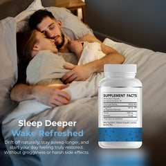 Dr Brad Stanfield melatonin label closeup demonstrates clean plant based color
