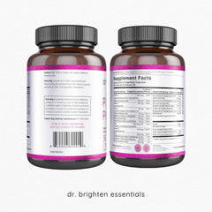 Dr. Brighten Prenatal Plus packaging beside calendar for routine