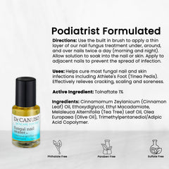 DR CANUSO foot care kit opened with products ready for use