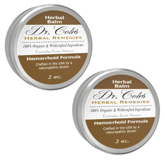 Dr. Cole's Hemorrhoid Balm 2oz jar — soothing botanicals for daily comfort.