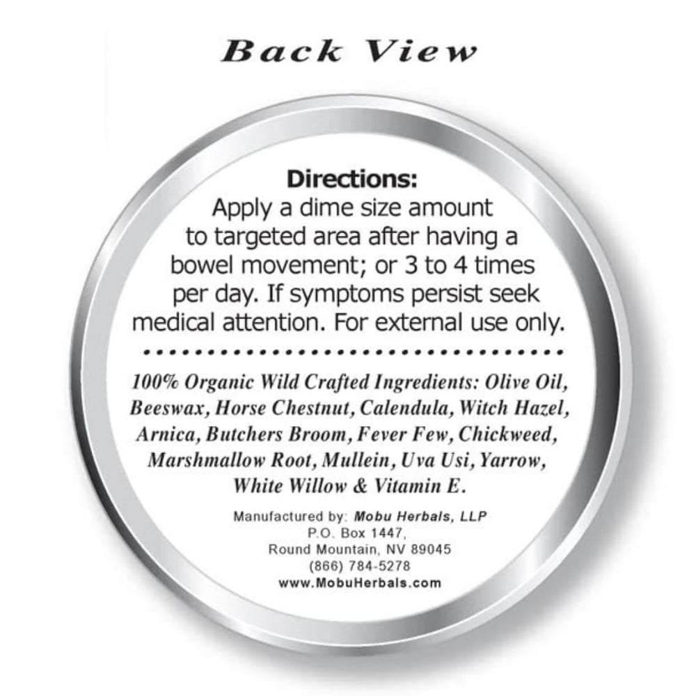 Dr. Cole's Hemorrhoid Balm application swatch — smooth glide for sensitive areas.