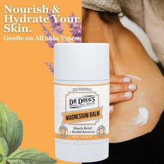 Dr. Doug's magnesium balm supports skin tightening without harsh chemicals