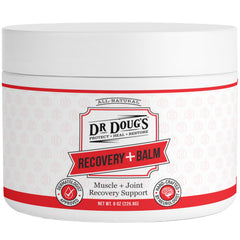Dr. Doug's Recovery Balm arnica jar for post-workout soothing and skin nourishment.