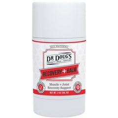 Dr. Doug's Recovery Balm bottle shown for easy post-activity relief.
