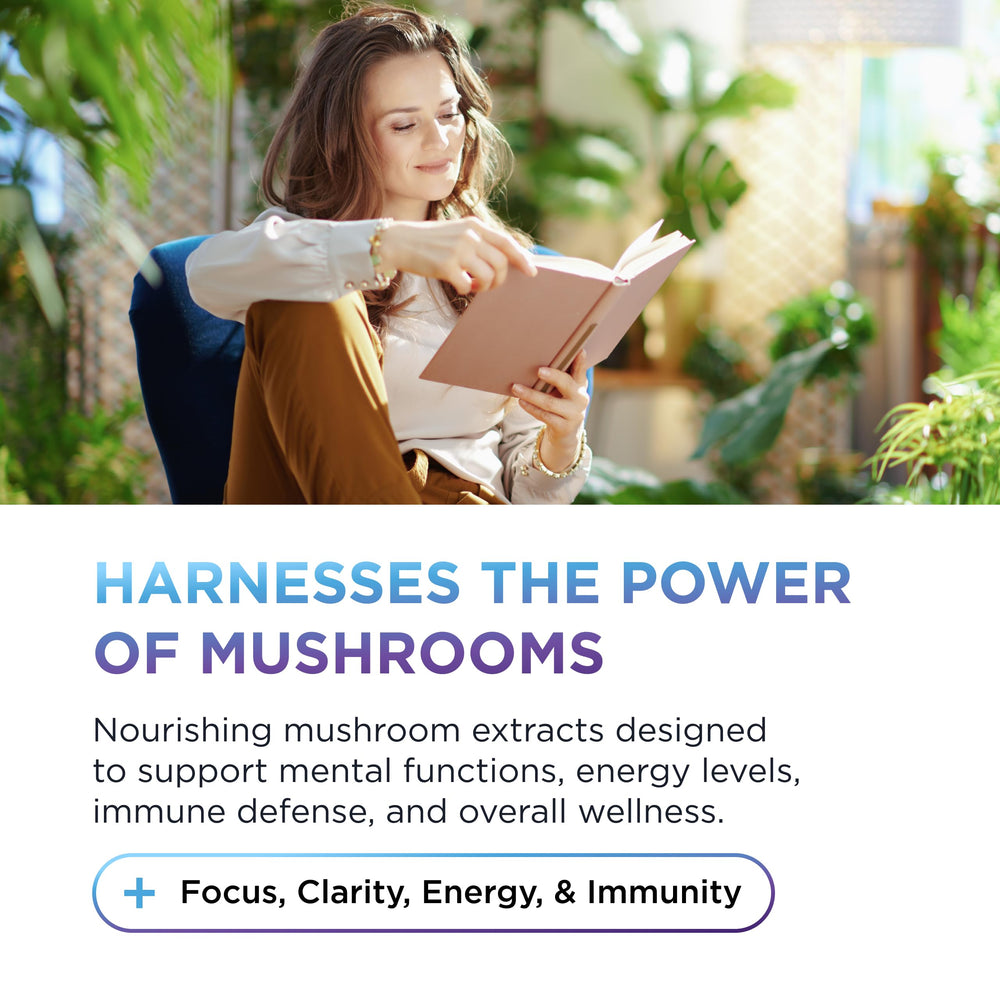 DR. EMIL NUTRITION 10 Mushroom bottle pouring for on-the-go daily use