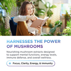 DR. EMIL NUTRITION 10 Mushroom bottle pouring for on-the-go daily use