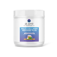 DR. EMIL NUTRITION Multi Collagen Plus Peppermint Tea bottle for skin and joints.
