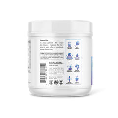 DR. EMIL NUTRITION Multi Collagen Plus pumpkin pour shows powder dissolving smoothly in liquid.