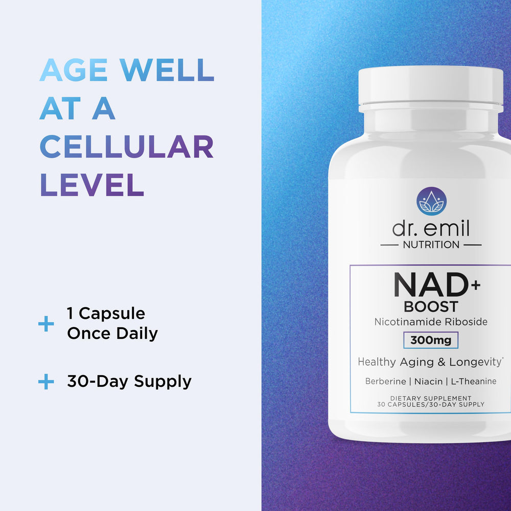 NAD+ Boost label details showing product information