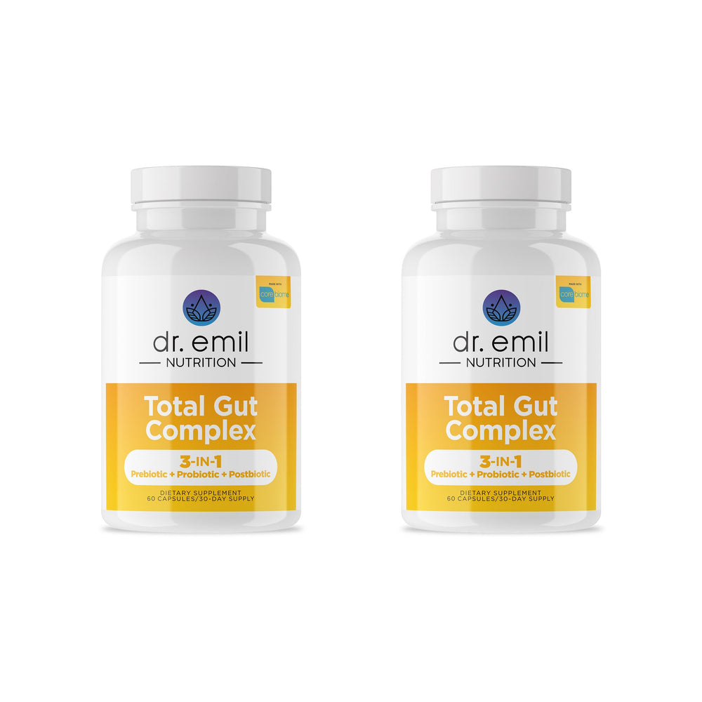 DR. EMIL NUTRITION Total Gut Health Complex bottle for daily gut support